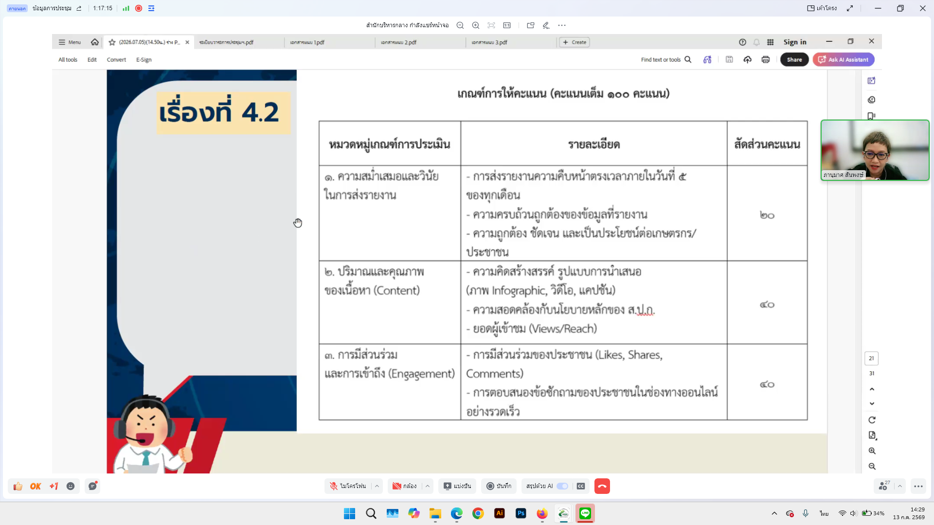title - ส.ป.ก. ประชุมคณะทำงานส่งเสริมภาพลักษณ์เชิงบวกของสำนักงานการปฏิรูปที่ดินเพื่อเกษตรกรรม ครั้งที่ 1/2569